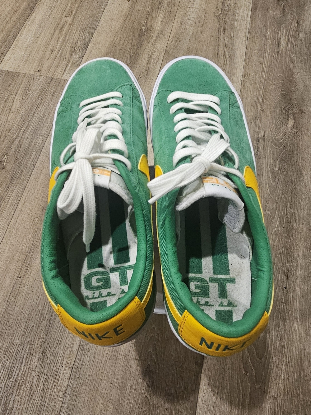 Nike SB Zoom Blazer Low Pro GT "Lucky Green / University Gold" Men's Size 13